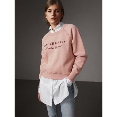 pink burberry sweatshirt|burberry plaid women's shirt.